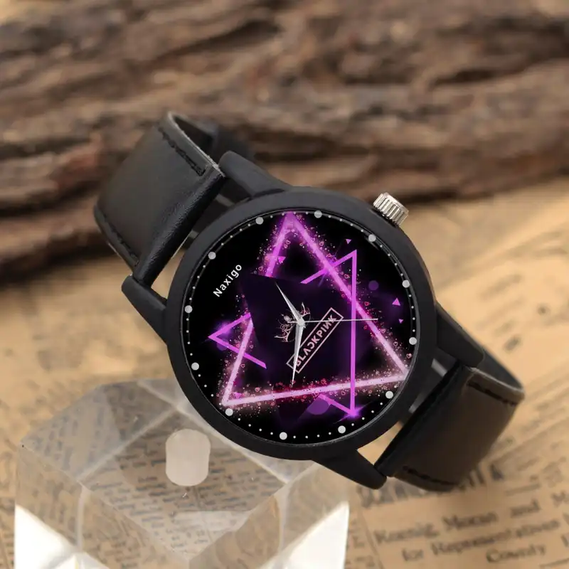 ساعت مچی عقربه ای ناکسیگو مدل شخصیت های بلک پینک کد LF14361