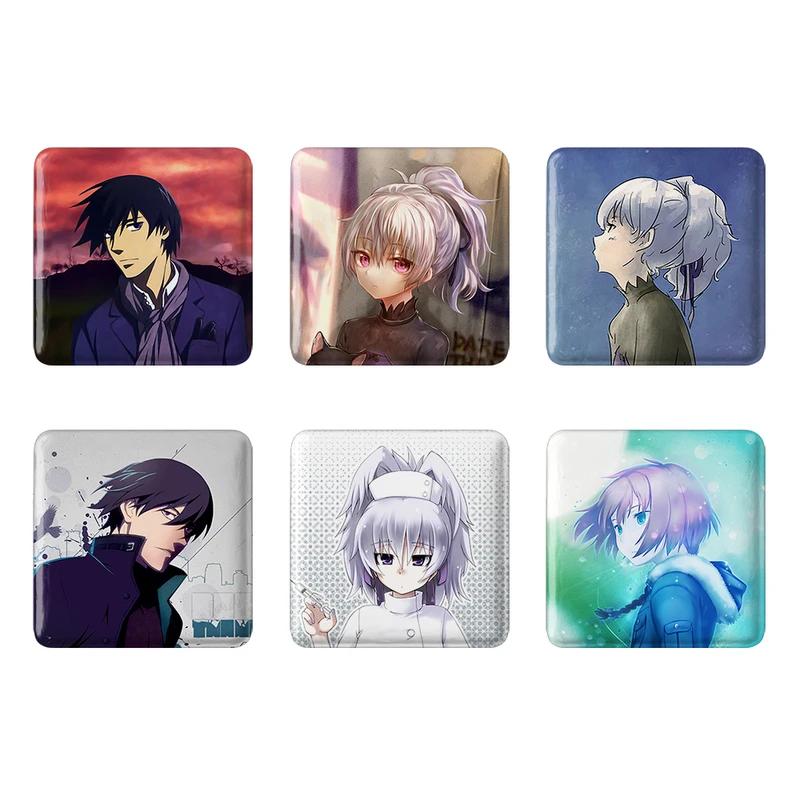 مگنت خندالو طرح انیمه تاریک تر از سیاهی Darker than black کد 1381A مجموعه 6 عددی