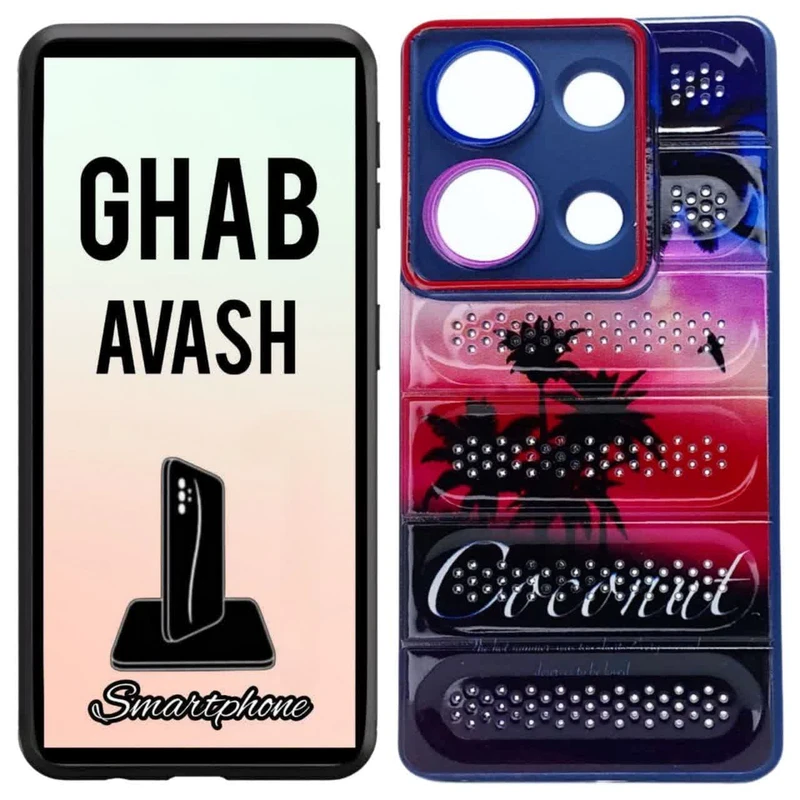 کاور قاب آوش طرح فانتزی مدل ژله ای 02 مناسب برای گوشی موبایل شیائومی REDMI NOTE13 4G