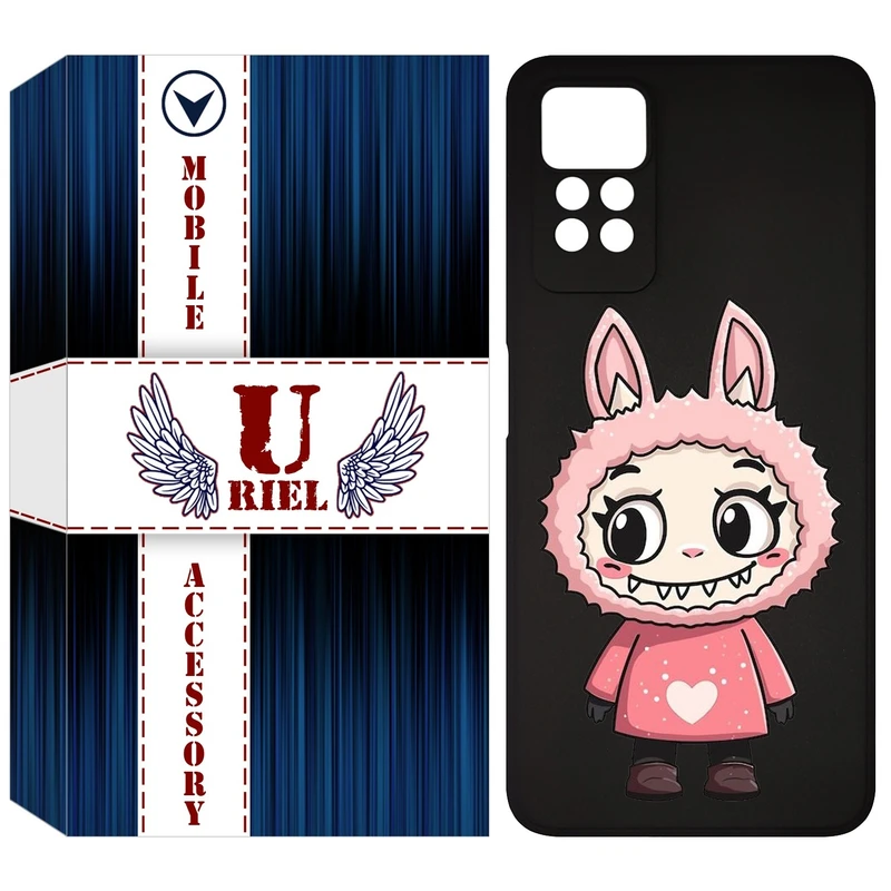 کاور یوریل قاب مدل KSH کد 139 طرح عروسک لبوبو مناسب برای گوشی موبایل شیائومی Redmi Note 12 Pro 4G