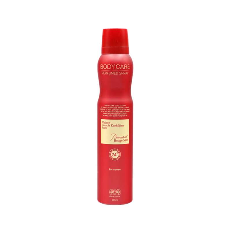 اسپری بدن بادی کر مدل باکارات رژ 540 حجم 200 میلی لیتر اسپری بدن بادی کر مدل باکارات رژ 540 حجم 200 میلی لیتر