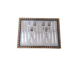 ست کارد و چنگال میوه خوری 12 پارچه مهدی کد 19