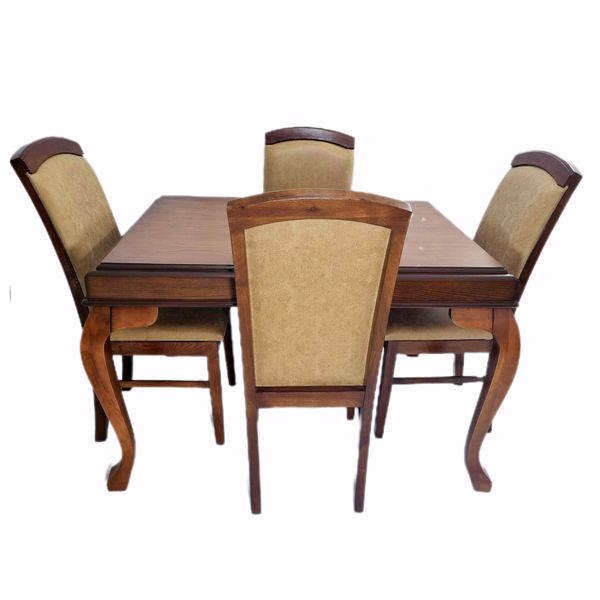 میز و صندلی ناهارخوری 4 نفره مدل چستر لونا