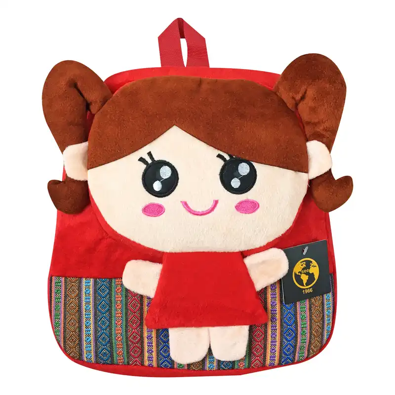 کوله پشتی کودک سیی مدل دختر گیسو کد 0016