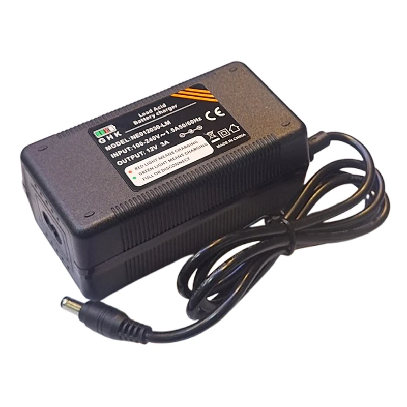 شارژر باتری سیلد اسید 12 ولت 3 آمپر جی اچ کا مدل NE012030-LM