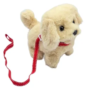 عروسک ناب سل مدل سگ پولیشی قلاده دار موزیکال جعبه دار ارتفاع 15 سانتی متر Polish collared dog NAAB002