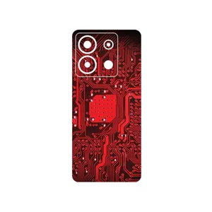 MAHOOT Red_Printed_Circuit_Board Cover Sticker for Xiaomi Poco X6