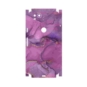 MAHOOT Purple Marble-FullSkin Cover Sticker for Google Pixel 2