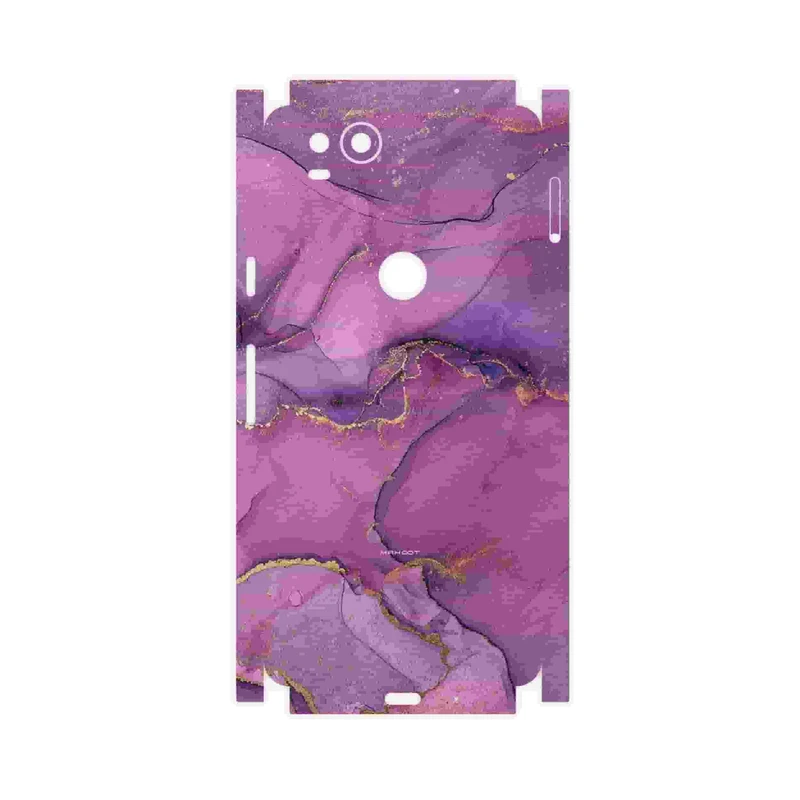 برچسب پوششی ماهوت مدل Purple Marble-FullSkin مناسب برای گوشی موبایل گوگل Pixel 2