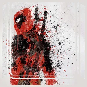 برچسب پلی استیشن ۴ مدل  deadpool  کد PSS-323  