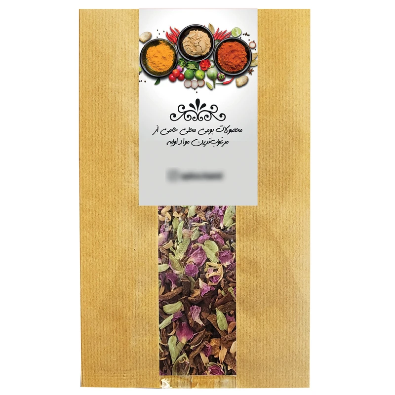 دمنوش میگس به سیب گلابی هل بهارنارنج و پرک گل محمدی حامی - 250 گرم