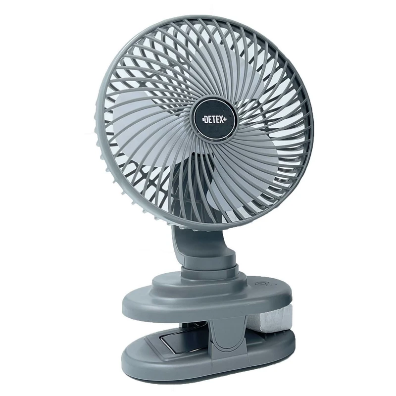 پنکه گیره ای دیتکس پلاس مدل DF155 ظرفیت 1200 میلی آمپر ساعت