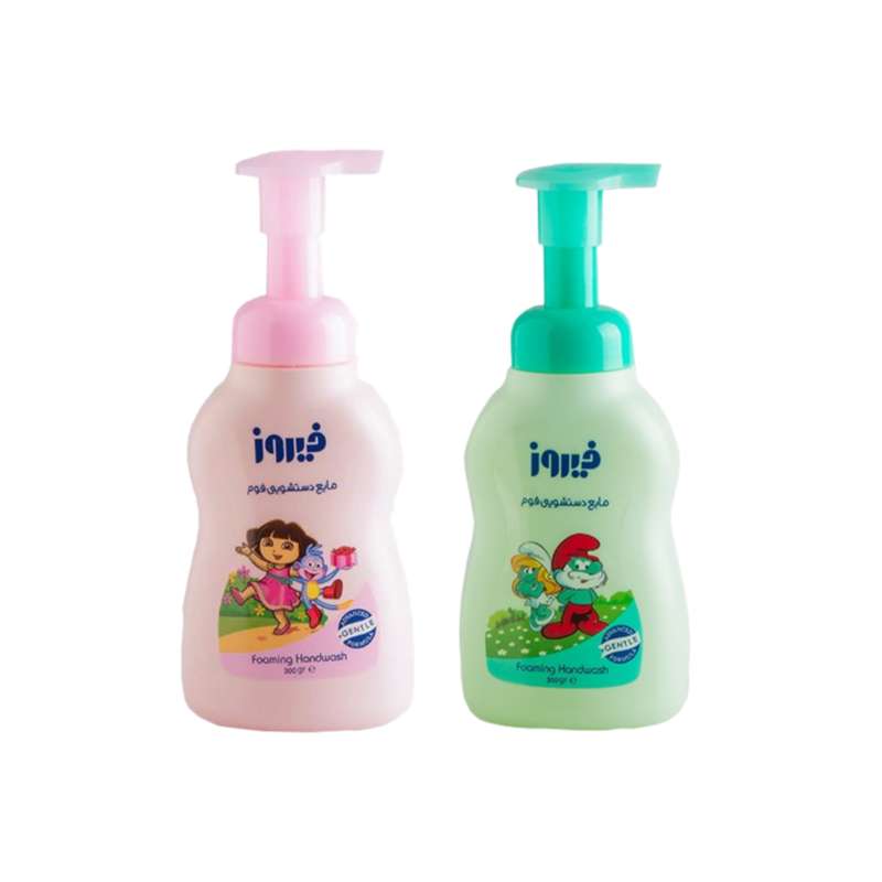 مایع دستشویی کودک فیروز مدل PG02 وزن 300 گرم بسته دو عددی مایع دستشویی کودک فیروز مدل PG02 وزن 300 گرم بسته دو عددی