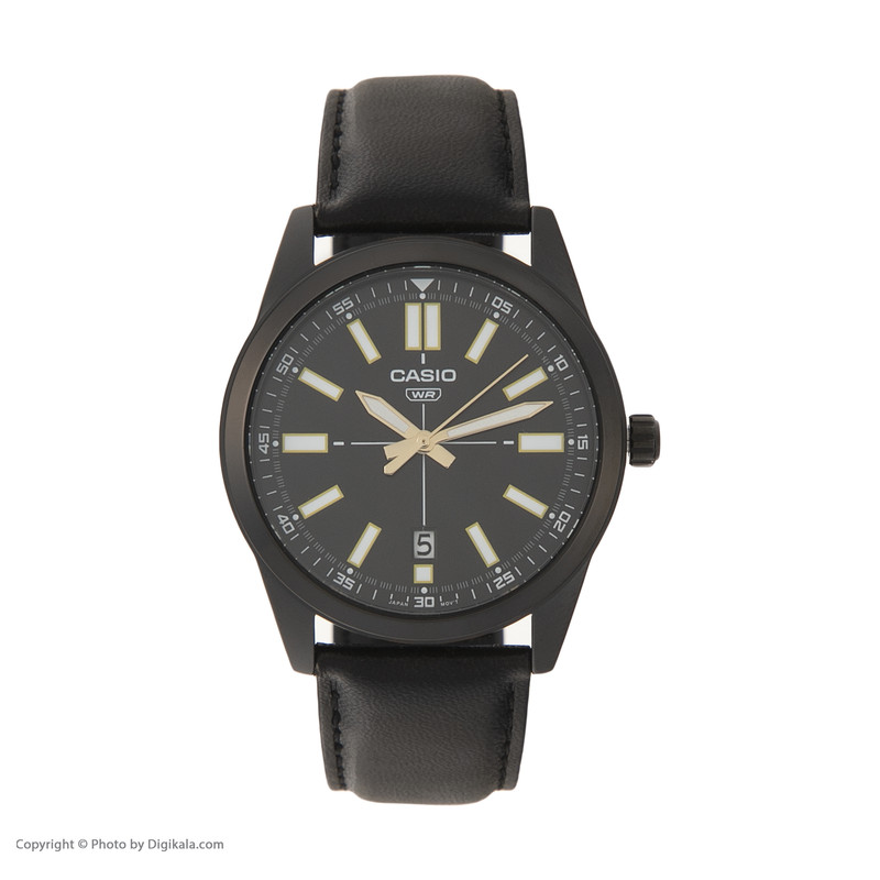 ساعت مچی عقربه‌ای مردانه کاسیو مدل CASIO-MTP-VD02BL-1EUDF