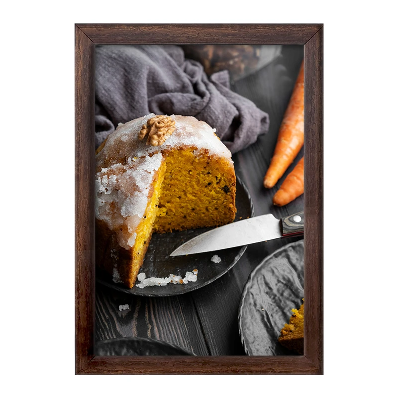 تابلو خندالو طرح کیک هویج کد F1841