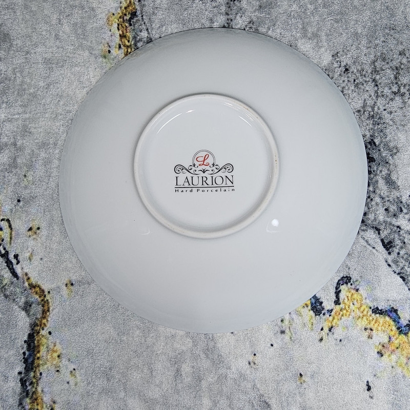 بشقاب خورش خوری مدل گود 21 خط طلا کد 360013 مجموعه 6 عددی