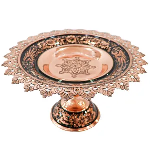 شیرینی خوری مسی مدل الماس تراش لب قلم کد 2f4half12p25