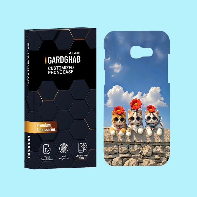 کاور گارد قاب علوی مدل حیوانات مناسب برای گوشی موبایل سامسونگ Galaxy A5 2017 / A520