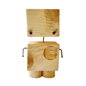 مجسمه مدل آدمک چوبی حرف E