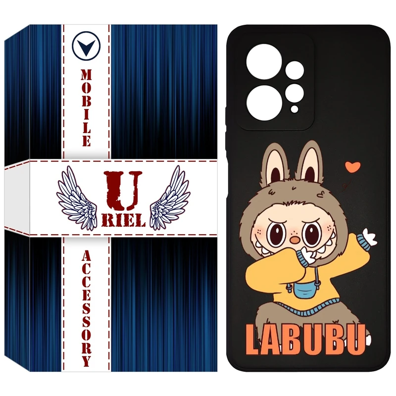 کاور یوریل مدل KSH کد 104 طرح عروسک لبوبو مناسب برای گوشی موبایل شیائومی Redmi Note 12 4G