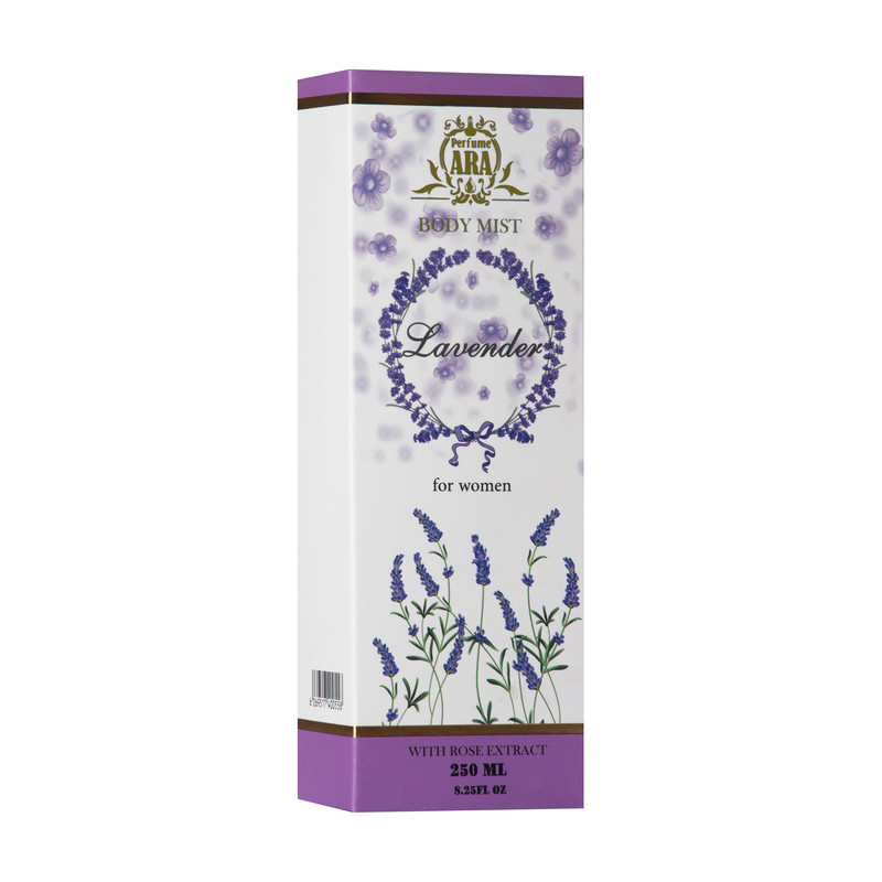 بادی اسپلش زنانه پرفیوم آرا مدل Lavender حجم 250 میلی لیتر بادی اسپلش زنانه پرفیوم آرا مدل Lavender حجم 250 میلی لیتر