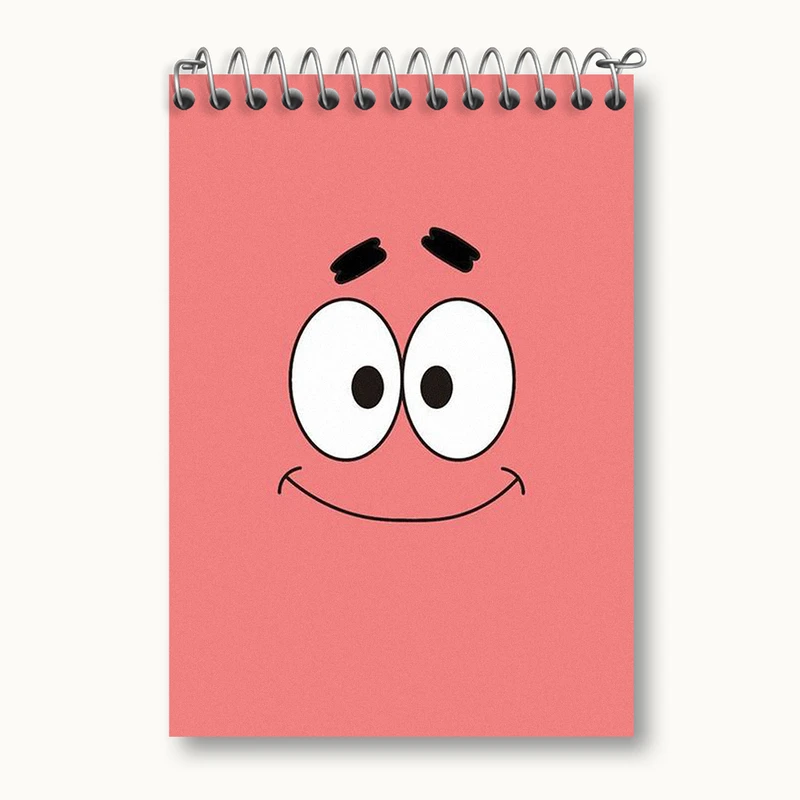 دفتر یادداشت 50 برگ خندالو طرح پاتریک باب اسفنجی کد N1947