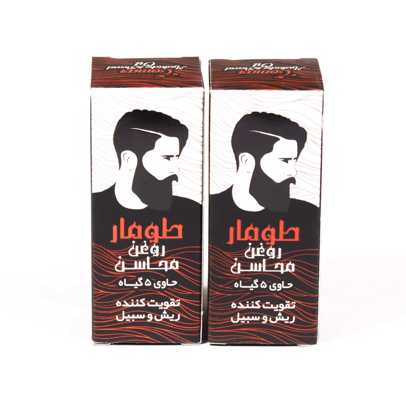 روغن تقویت کننده ریش و سبیل مدل 002 گیاهان 60 میلی لیتر بسته  2 عددی