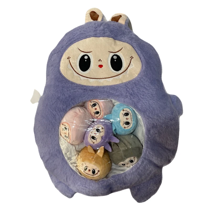 عروسک پولیشی مدل لبوبو بچه دار کد ۰۰۲ ارتفاع ۶۰ سانتی متر 