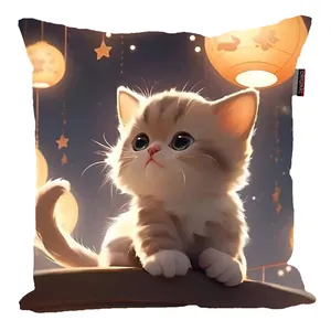 کوسن کودک مدل زیبا گربه بامزه 1308