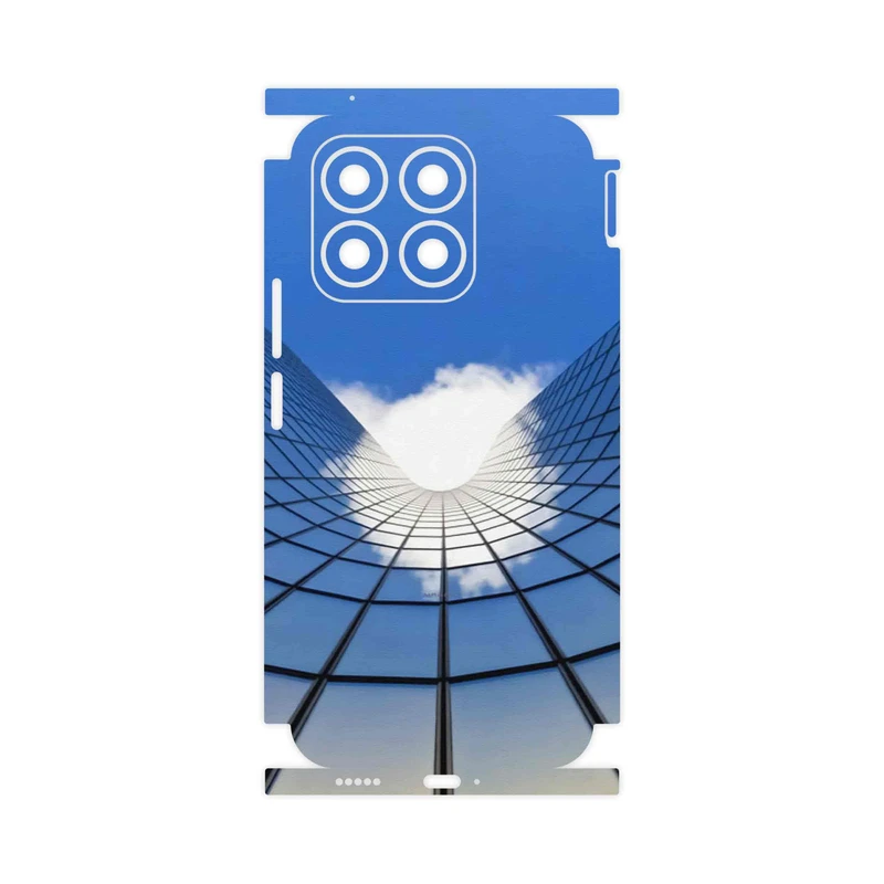 برچسب پوششی ماهوت مدل Glass skyscraper-FullSkin مناسب برای گوشی موبایل آنر X8b