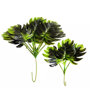 گل مصنوعی مدل بوته آکا برگ انجیر1 به همراه جوانه مجموعه 2 عددی