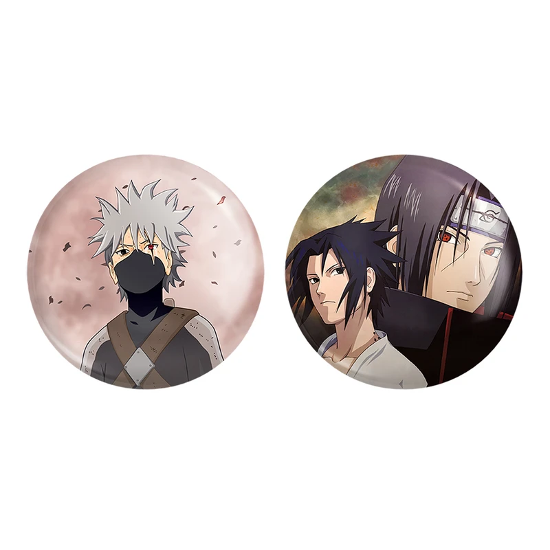 مگنت خندالو طرح ایتاچی و ساسکه و هاتاکه کاکاشی انیمه ناروتو کد 1126911263 مجموعه 2 عددی