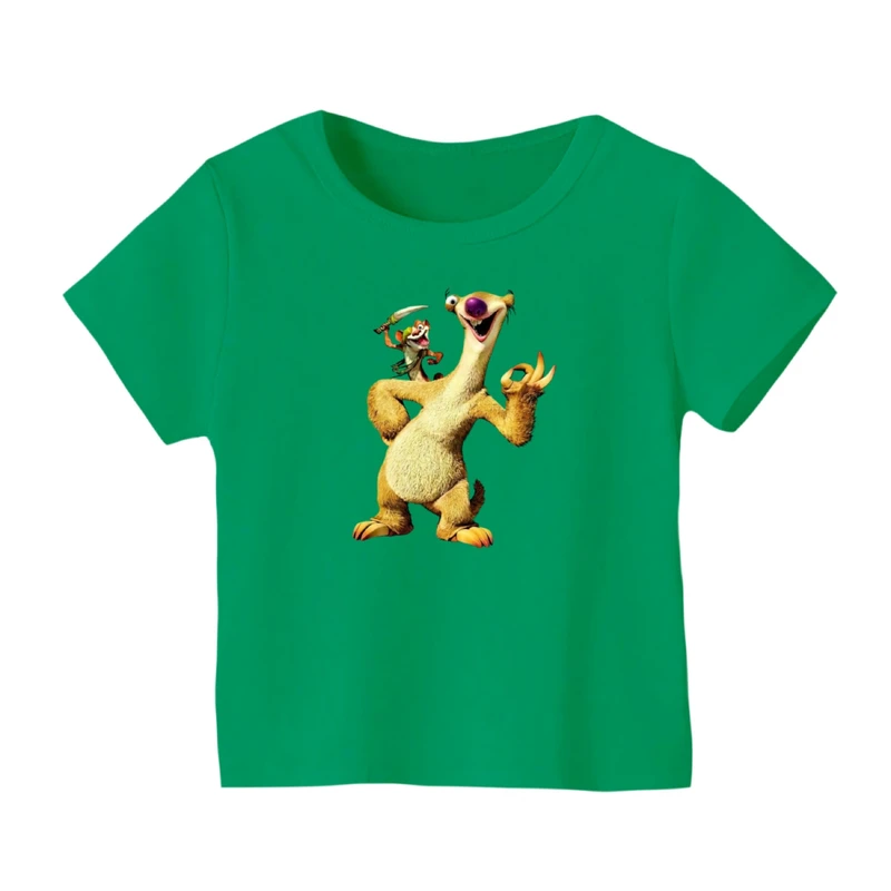 تی شرت آستین کوتاه بچگانه مدل عصر یخبندان کد ۵