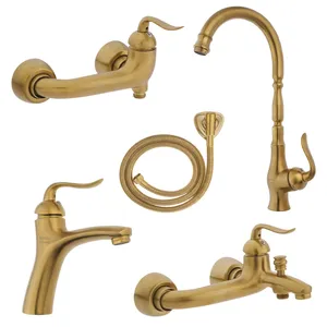 ست شیرآلات نایریکا مدل آرچر کد M-01 مجموعه 5 عددی