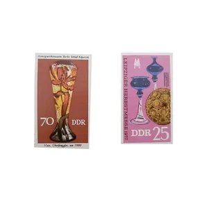 تمبر یادگاری مدل بلور DDR مجموعه 2 عددی