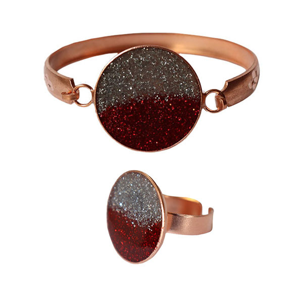 نیم ست زنانه مدل اکلیلی کد JW251