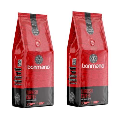 قهوه ترک بن مانو - 250 گرم مجموعه 2 عددی