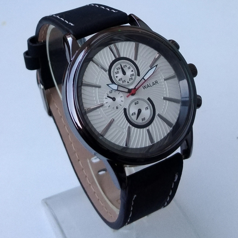 ساعت مچی عقربهای مردانه والار مدل بند چرمی کد 267TY ساعت مچی عقربهای مردانه والار مدل بند چرمی کد 267TY