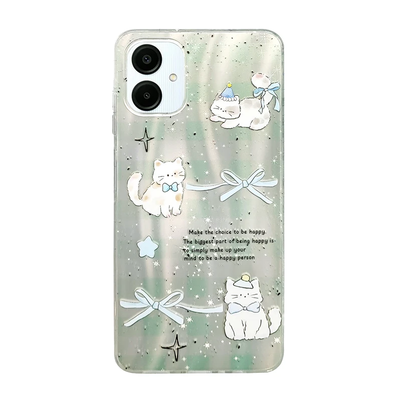 کاور طرح گربه کد 10 مناسب برای گوشی موبایل سامسونگ Galaxy A06