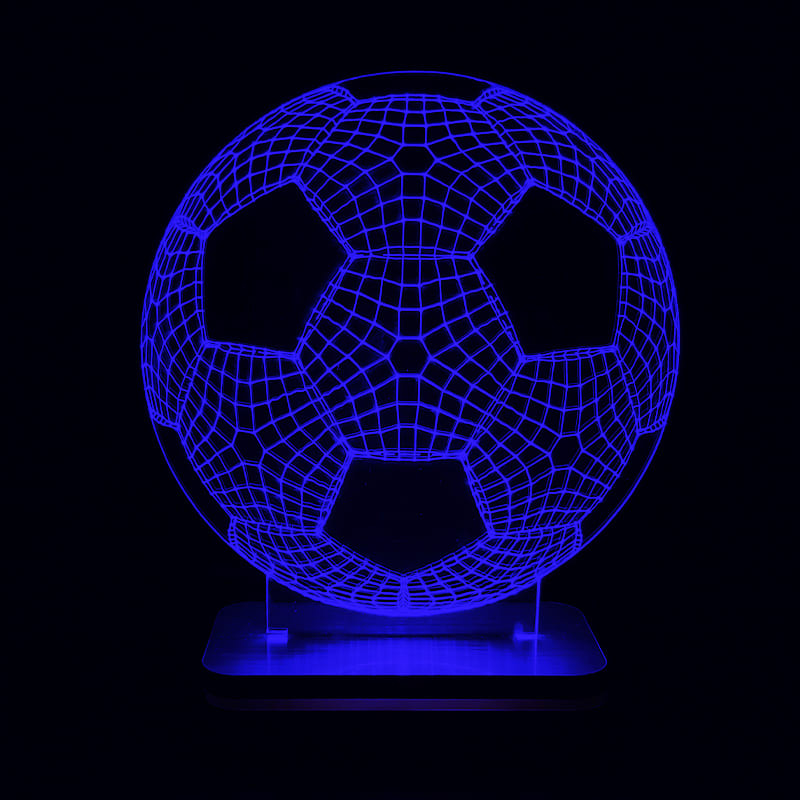 چراغ خواب سان لیزر طرح توپ فوتبال مدل کلید دار