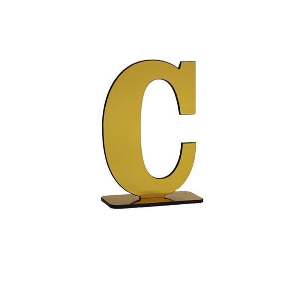 استند رومیزی تزیینی مدل تولد24 طرح حرف C