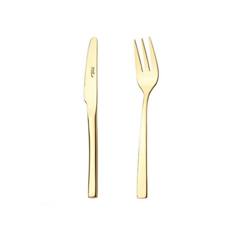 سرویس کارد و چنگال 12 پارچه ناب استیل مدل فلورانس