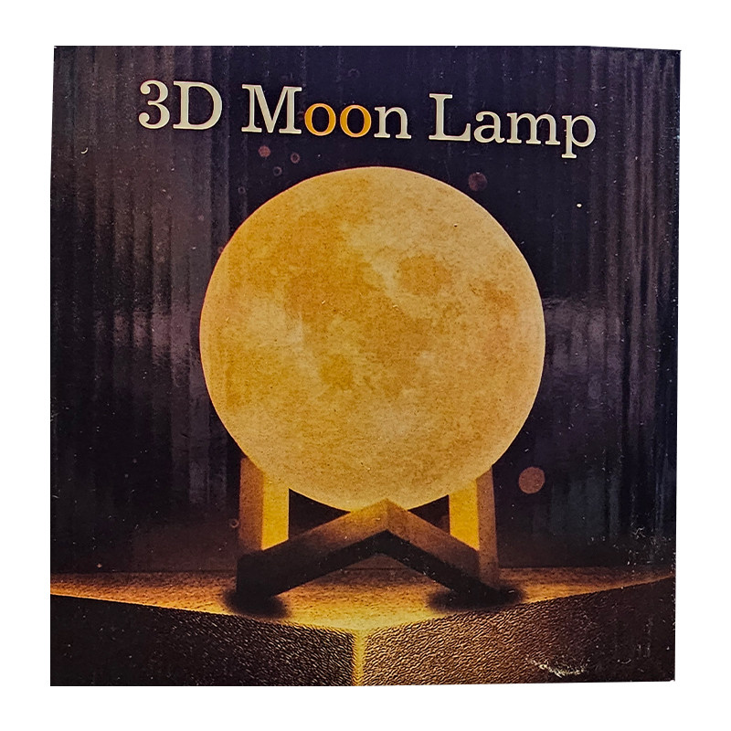 چراغ خواب طرح کره ماه مدل 3D Moon