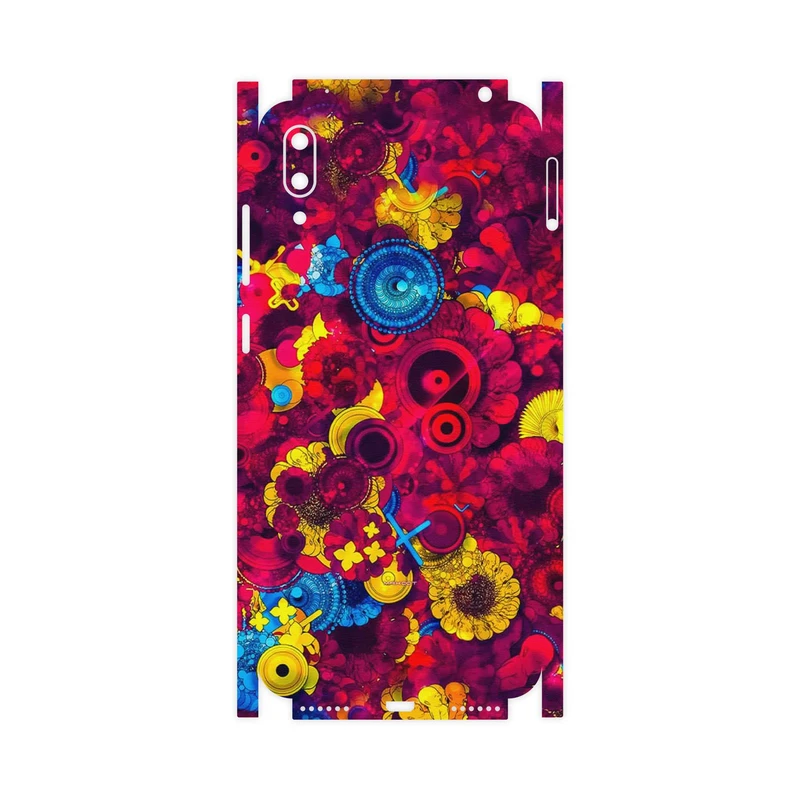 برچسب پوششی ماهوت مدل Vector Flower Garden Digital Art-FullSkin مناسب برای گوشی موبایل هوآوی Y7 Pro 2019