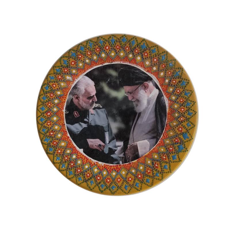 بشقاب دیوار کوب سفالی کد 4