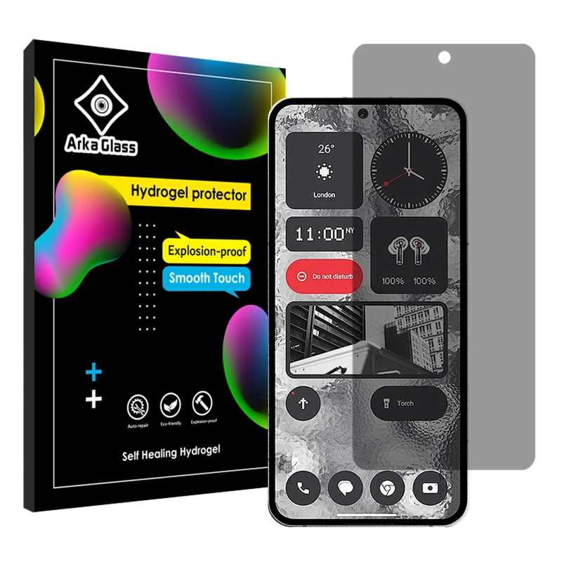 محافظ صفحه نمایش حریم شخصی آرکا گلس مدل Tough مناسب برای گوشی موبایل ناتینگ فون 2