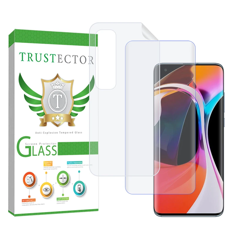 محافظ صفحه نمایش تراستکتور مدل UVNANOMTBT مناسب برای گوشی موبایل شیائومی Mi 10 Ultra 5G به همراه محافظ پشت گوشی