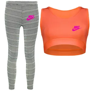 ست نیم تنه و لگینگ زنانه مدل DA4