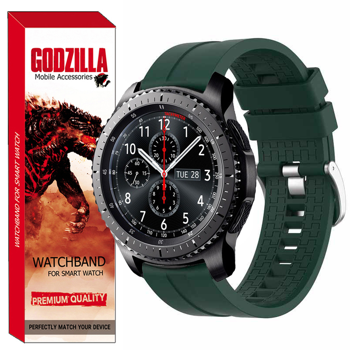 بند گودزیلا مدل ARMBAND مناسب برای ساعت هوشمند سامسونگ Gear S3 Frontier SM-R760
