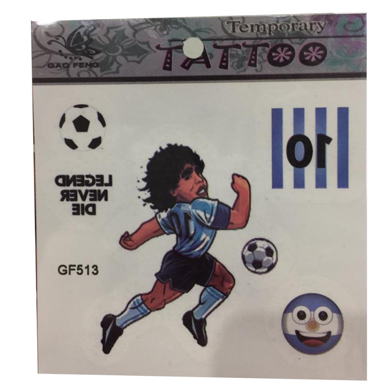 تتو موقت طرح مارادونا کد 513
